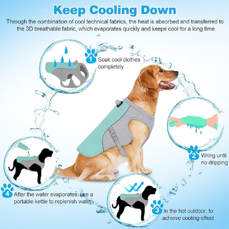 Summer Dog Cooling Vest Harness