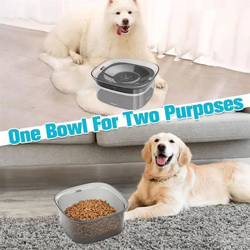 2-L anti-spill pet water bowl