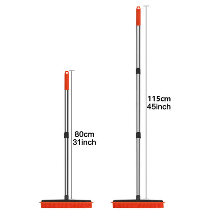 Pet Hair Removal Rubber Broom