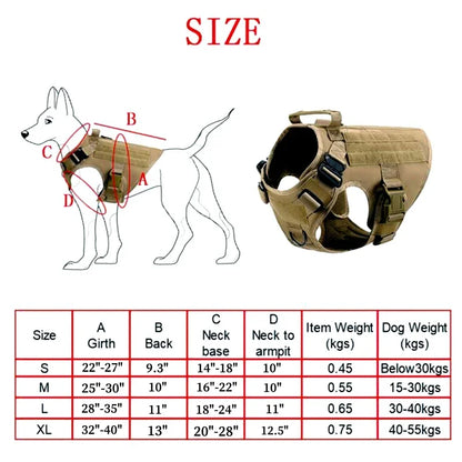 Large Dog Harness, Leash and collar Set Anti-pull