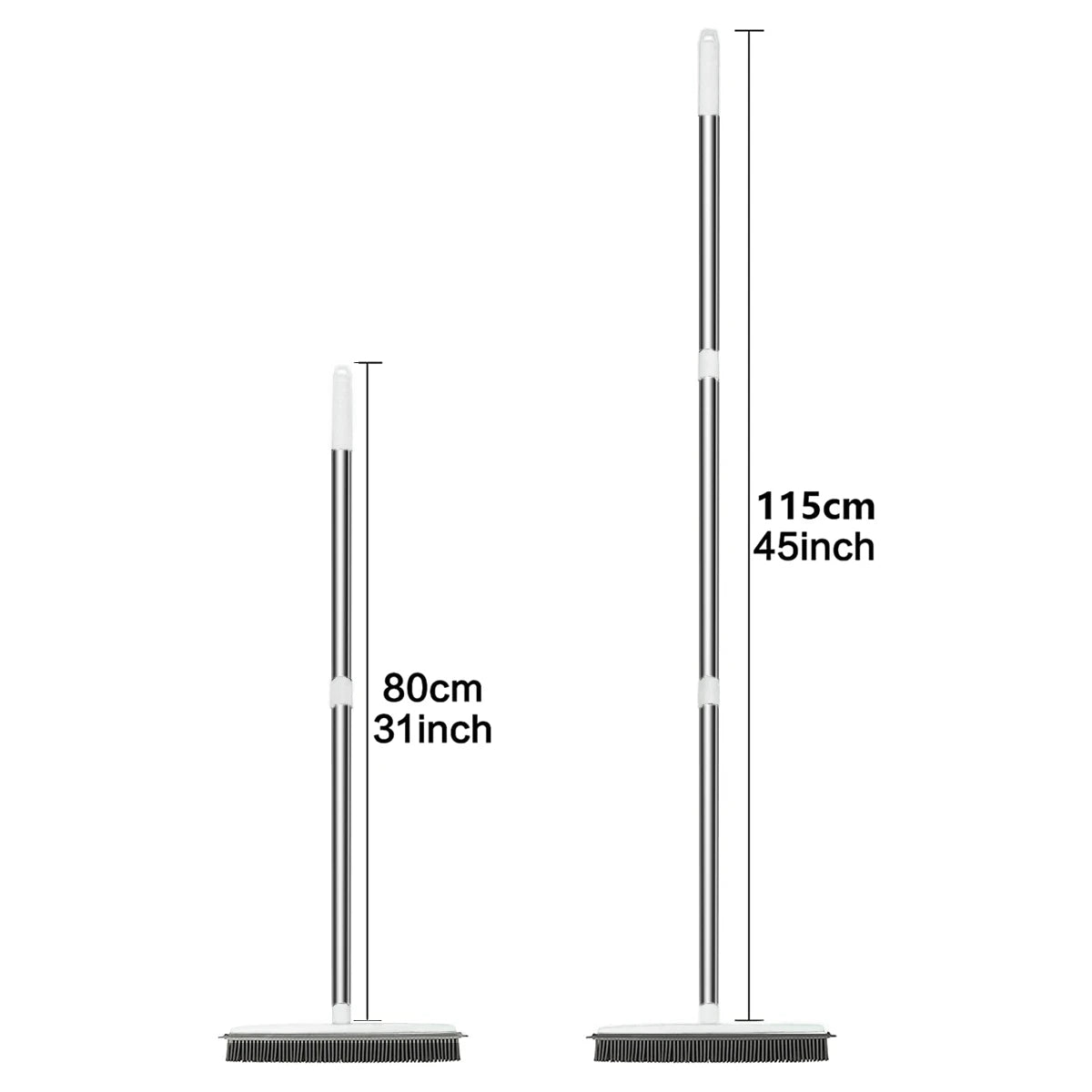 Pet Hair Removal Rubber Broom