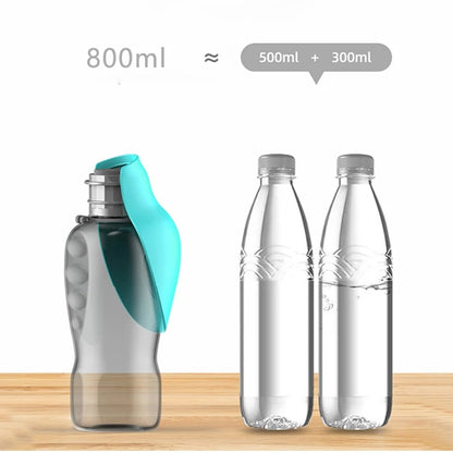 Portable Dog Water Bottle 800 ml