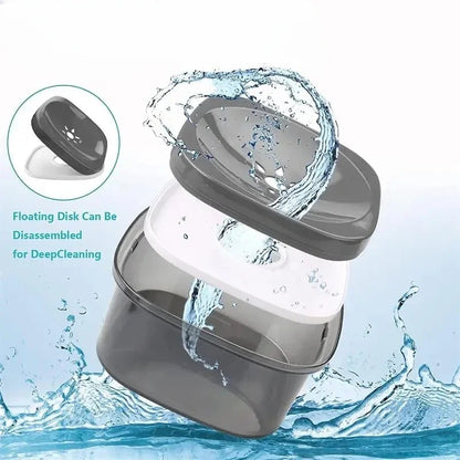 2-L anti-spill pet water bowl